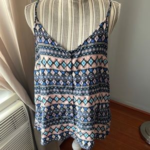 Divided Razorback tank top